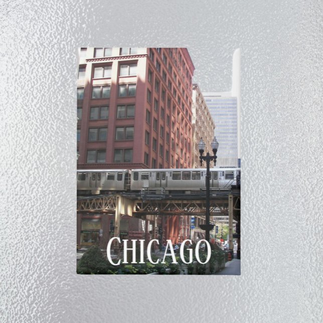 Chicago Elevated Loop Bahn Magnet (In Situ Fridge)