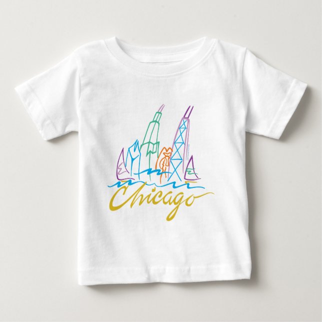 CHICAGO-EMB BABY T-SHIRT (Vorderseite)