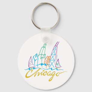 CHICAGO-EMB SCHLÜSSELANHÄNGER