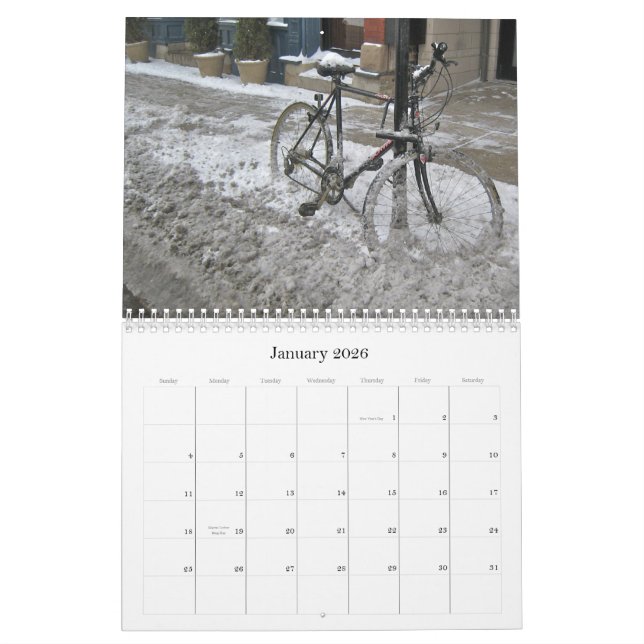 Chicago fährt 2011 rad kalender (Jan 2026)