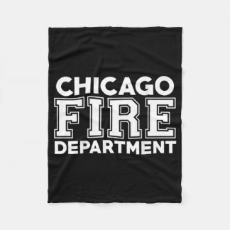 Chicago Fire Rescue Department Feuerwehrmann Fleecedecke