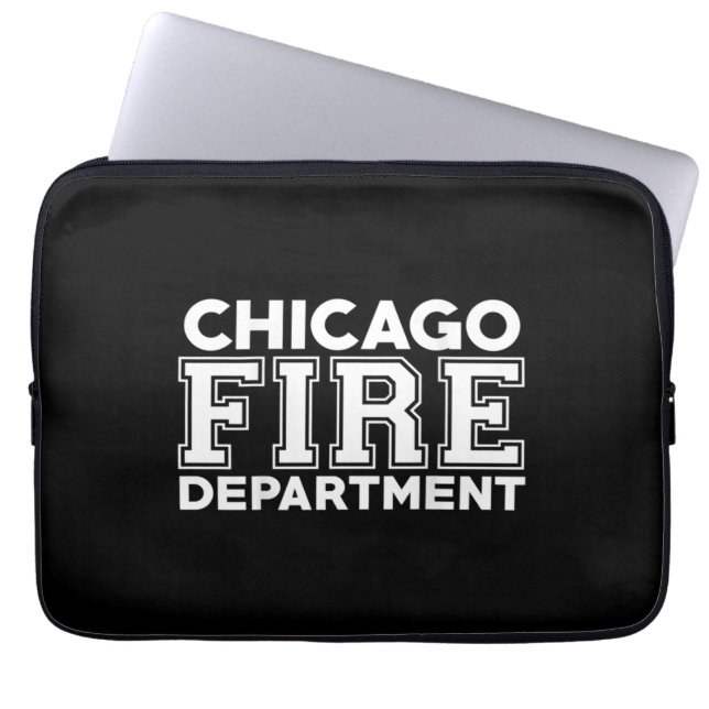 Chicago Fire Rescue Department Feuerwehrmann Laptopschutzhülle (Vorderseite)