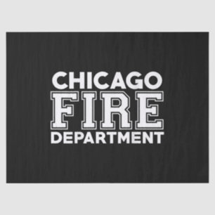 Chicago Fire Rescue Department Feuerwehrmann Seidenpapier