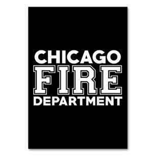 Chicago Fire Rescue Department Feuerwehrmann Tischnummer