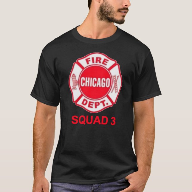 Chicago Fire Squad 3 Classic T - Shirt (Vorderseite)