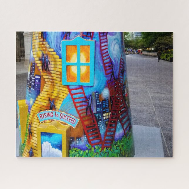 Chicago Fire Story Lighthouse Jigsaw Puzzle (Horizontal)