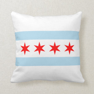 Chicago Flag American MoJo Pillow Kissen