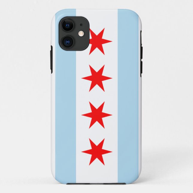 Chicago Flag Case-Mate iPhone 5 Barely There Hülle (Rückseite)