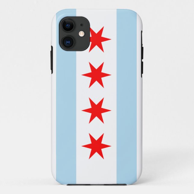 Chicago Flag Case-Mate iPhone Hülle (Rückseite)