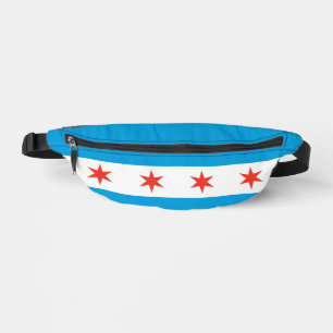Chicago Flag Fanny Pack Bauchtasche