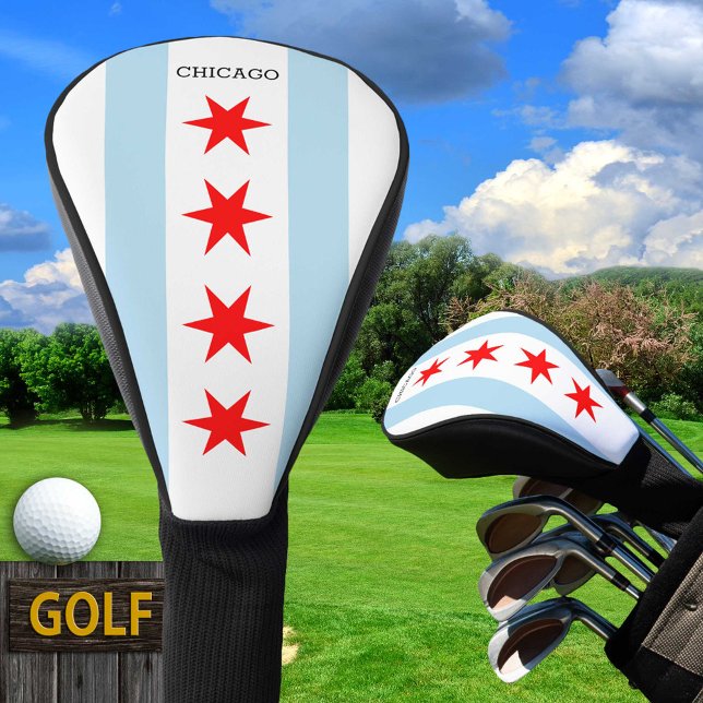 Chicago Flag Golf Clubs Covers / Illinois Golf Headcover (Von Creator hochgeladen)