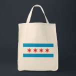 Chicago Flag Grocery Tasche<br><div class="desc">Die Flagge von Chicago ist eine der bekanntesten Flaggen der USA. Zeigen Sie Ihre Liebe von Chicago mit dieser Chicagoer Fahne-Einkaufstasche jedes Mal, wenn Sie in den Laden oder den Bauer-Markt gehen. Perfekt als Geschenk für Freunde oder als Geschenk für sich. Zeigen Sie ihnen, dass Sie stolz sind, aus der...</div>