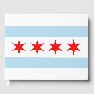 Chicago Flag Guest Book Gästebuch