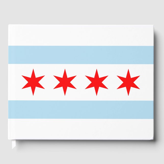 Chicago Flag Guest Book Gästebuch (Vorderseite)