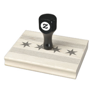 Chicago Flag Gummistempel