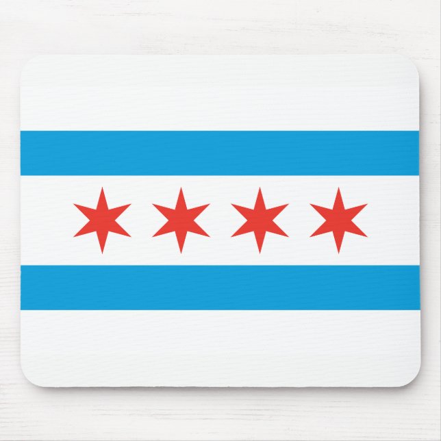 Chicago Flag Mousepad (Vorne)