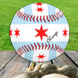 Chicago Flag, Name, Chicago sport /Baseball Balls Baseball