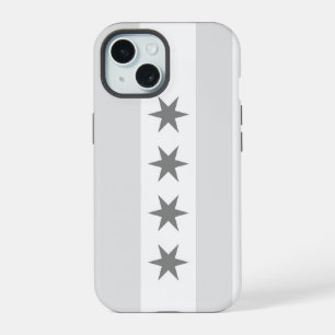 Chicago Flag Noir iPhone 15 Hülle