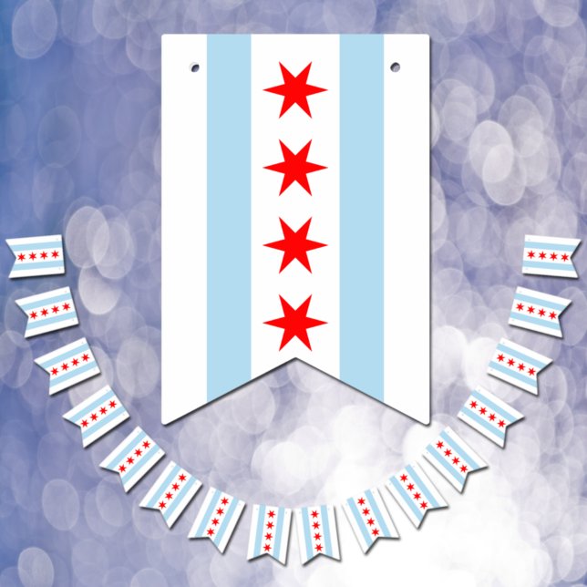 Chicago Flag Party, Banners/Hochzeiten Wimpelkette (Von Creator hochgeladen)