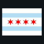 Chicago Flag Poster<br><div class="desc">Chicago Flag Poster</div>
