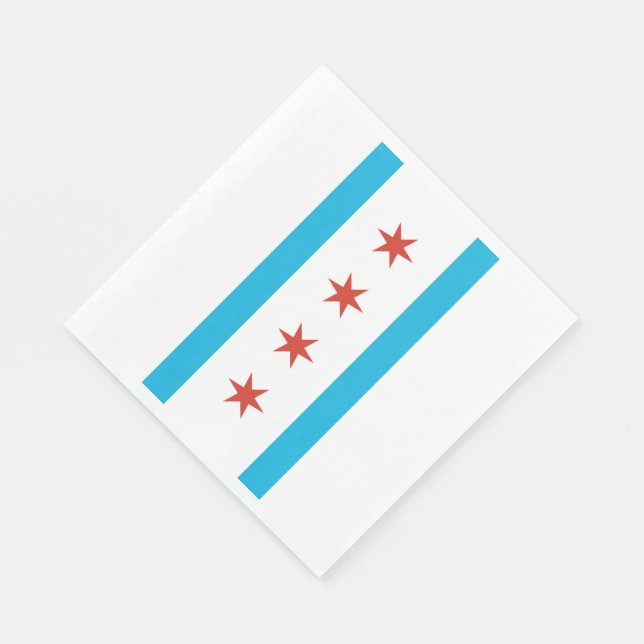 Chicago Flag Serviette (Ecke)