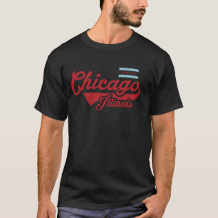 Chicago Flag Shirt Vintag Illinois USA Souvenir T