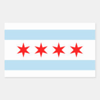Chicago Flag Sticker