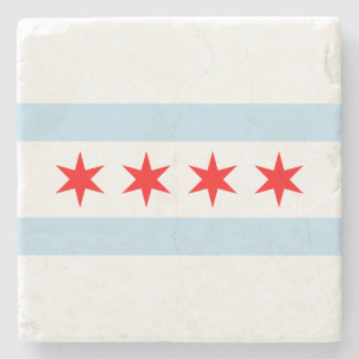 Chicago Flag Stone Untersetzer
