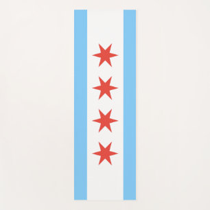 Chicago Flag Yoga Mat Yogamatte