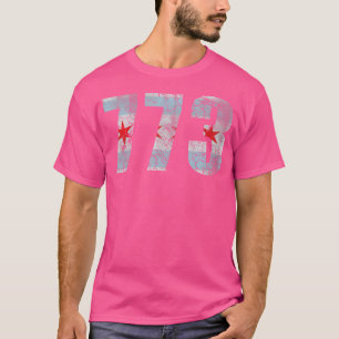Chicago Flagge 773 T-Shirt