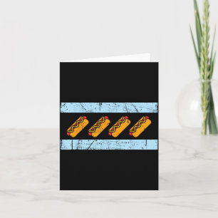 Chicago-Flagge Hotdog-Shirt Lustige Chicago-Style Karte