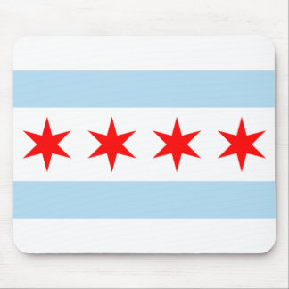 Chicago-Flagge Mousepad