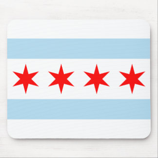 Chicago-Flagge Mousepad