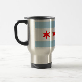Chicago-Flagge Reisebecher