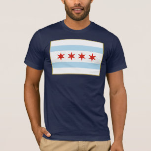 Chicago-Flagge T-Shirt