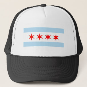 Chicago-Flagge Truckerkappe