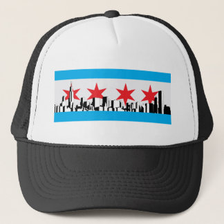 Chicago-Flagge Truckerkappe