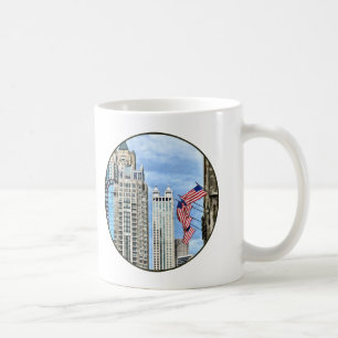 Chicago - Flaggen entlang der Michigan Avenue Tasse