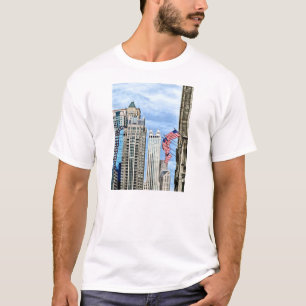 Chicago - Flaggen entlang Michigan-Allee T-Shirt