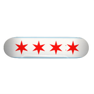 Chicago-Flaggen-Skateboard-Plattform Skateboard