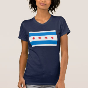 Chicago-Flaggen-T - Shirt