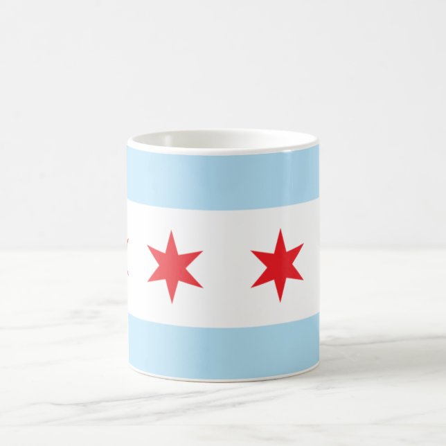 Chicago-Flaggen-Tasse Tasse (Mittel)
