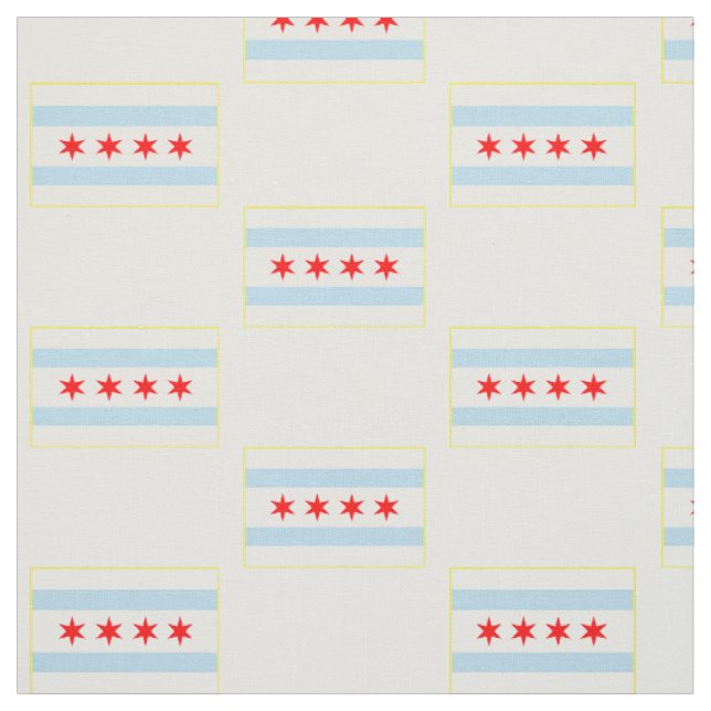 Chicago-Flaggenmuster Stoff (Muster)