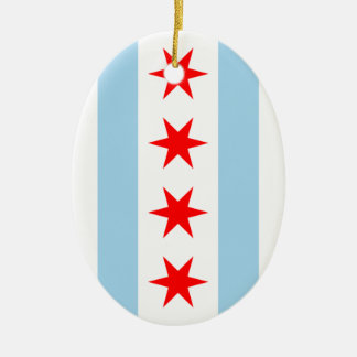 Chicago-Flaggenverzierung Keramikornament