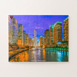 Chicago-Flusslandschaft-Puzzle Puzzle