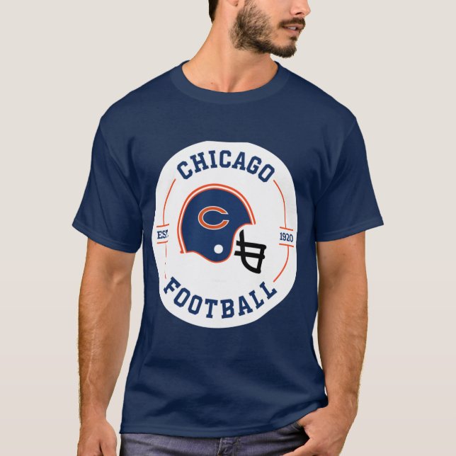 Chicago Football Badge T-Shirt (Vorderseite)