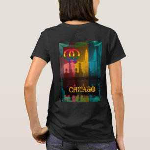 Chicago Gay Lesbian Interest Wrigley Gebäude T-Shirt