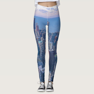 Chicago Gebäude Artwork Leggings