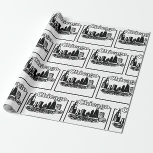 Chicago Geschenkpapier