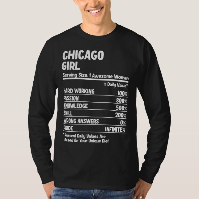 Chicago Girl T-Shirt (Vorderseite)